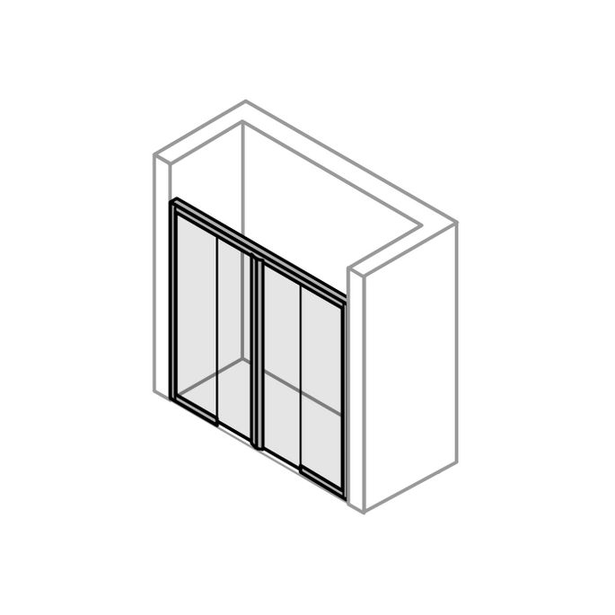Huppe 1002, 054530 vertical cover profile