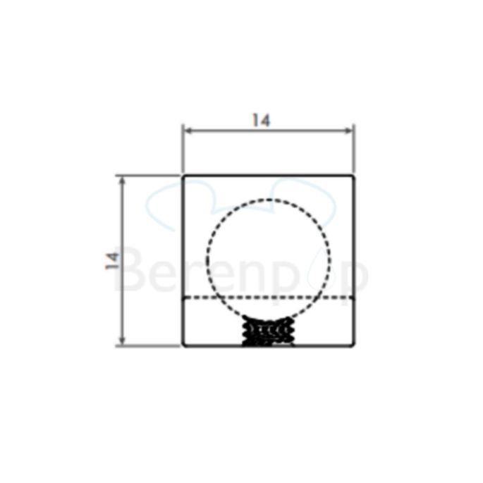 Clou Quadria CL090111929 kledinghaken (2 stuks) chroom