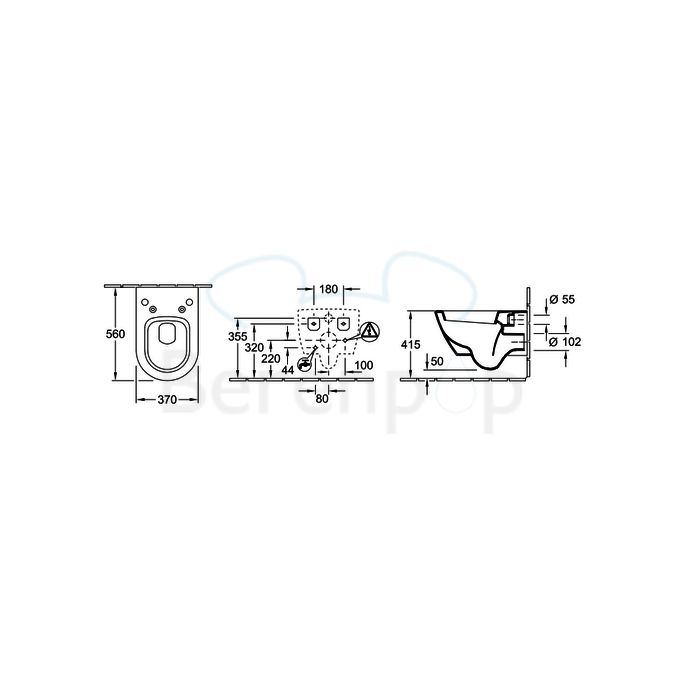 Villeroy & Boch Subway 2.0 ViClean V02EL401 WC-Sitz (Dusch-WC-Sitz) mit Deckel weiß *nicht länger verfügbar*