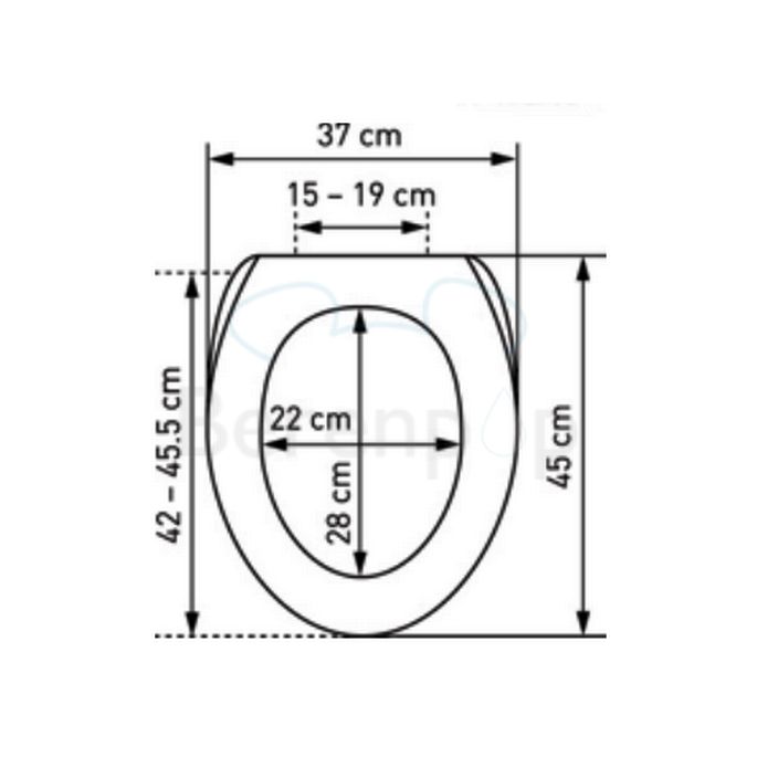 Diaqua Move 31165541 toilet seat with lid white