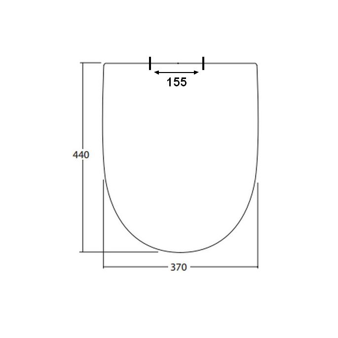 Sphinx 300 Basic S8H51107000 toiletzitting met deksel wit *niet meer leverbaar*