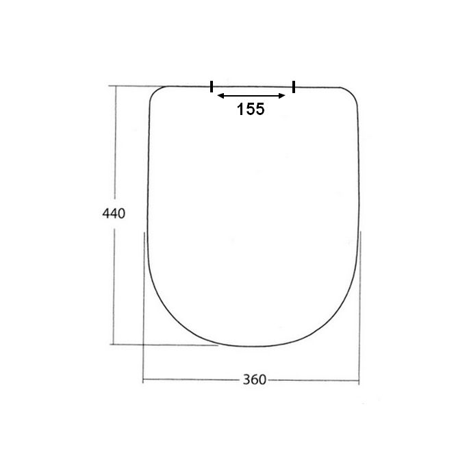 Sphinx 315 S8H53200000 toiletzitting met deksel wit *niet meer leverbaar*