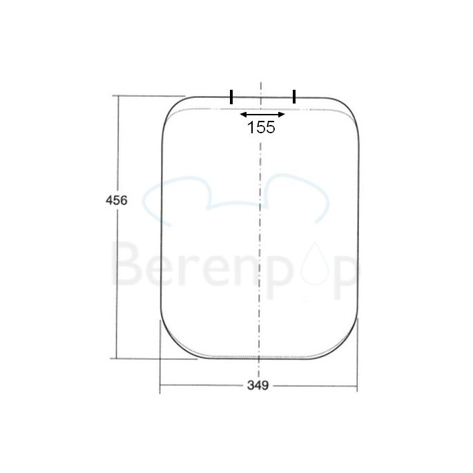 Sphinx 450 S8H560SR000 toiletzitting met deksel wit