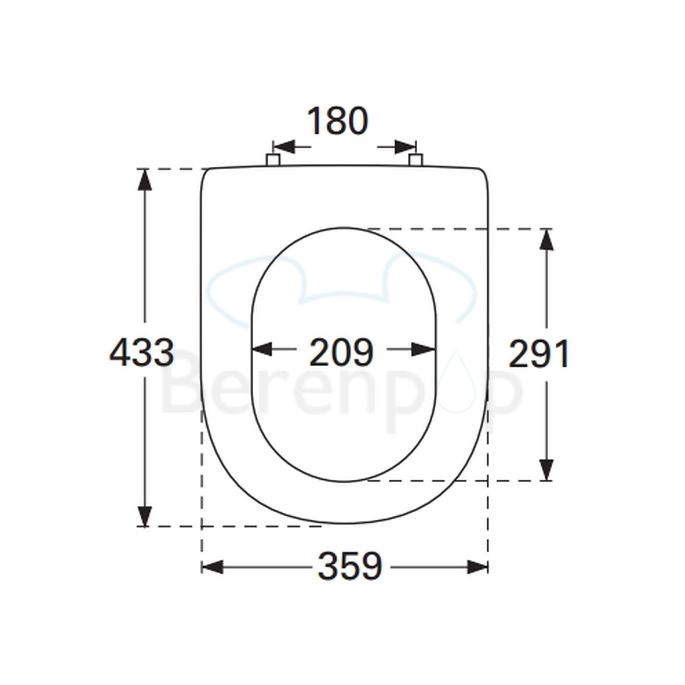 Villeroy und Boch Subway 2.0 9M68Q101 WC-Sitz mit Deckel weiß