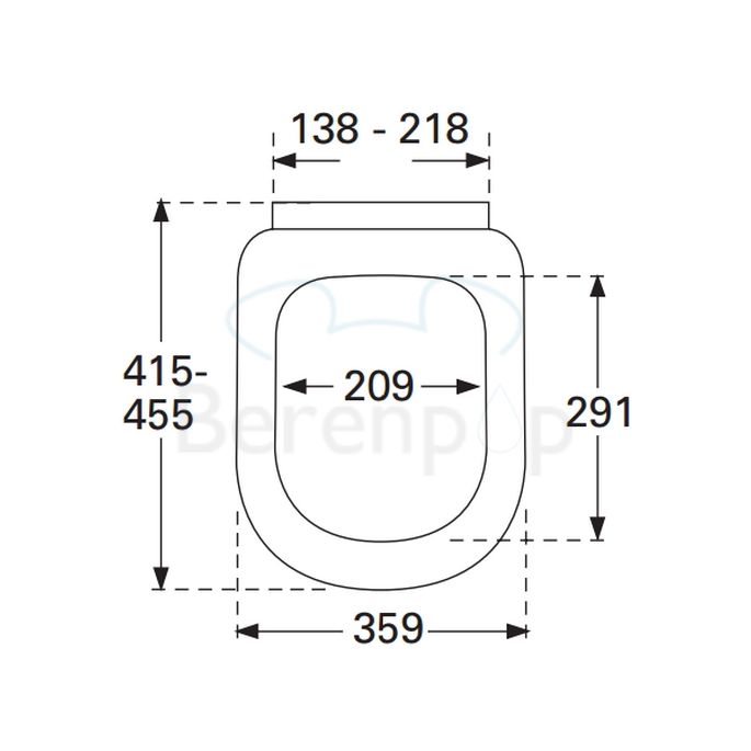 Villeroy and Boch Subway 9M55S1R3 toilet seat with lid pergamon *no longer available*