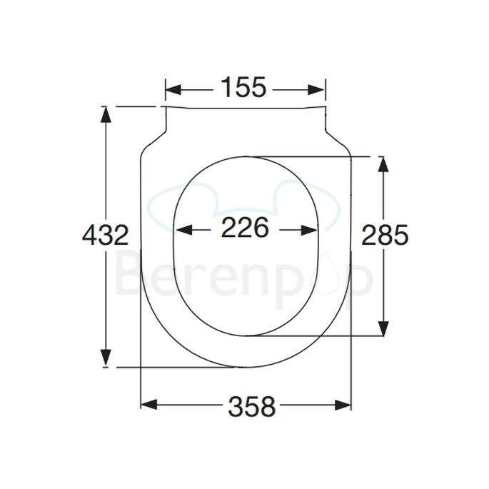 Villeroy and Boch Subway Slimseat 9M65S1R3 toilet seat with lid pergamon *no longer available*