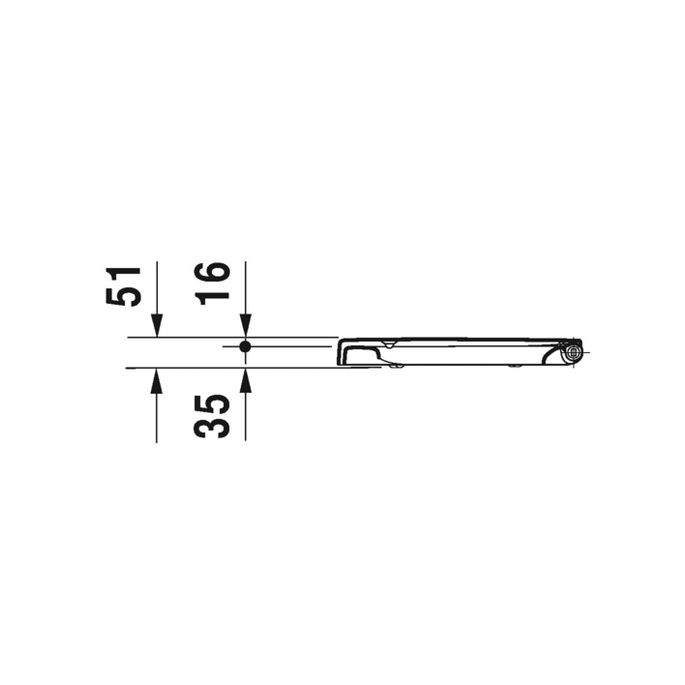 Duravit Vero 0067690800 toiletzitting met deksel zwart