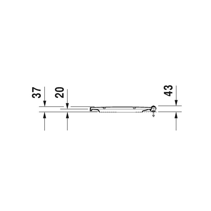 Duravit Vero Air 0022010000 toiletzitting met deksel wit