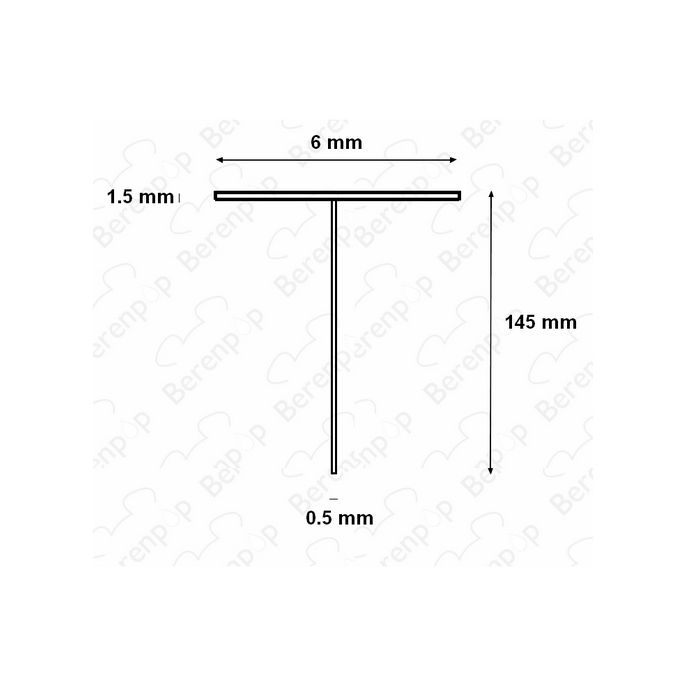 San4U ProfileDay DS51100 inschuifrubber voor doucheprofiel 100cm lengte - 14,5mm hoog