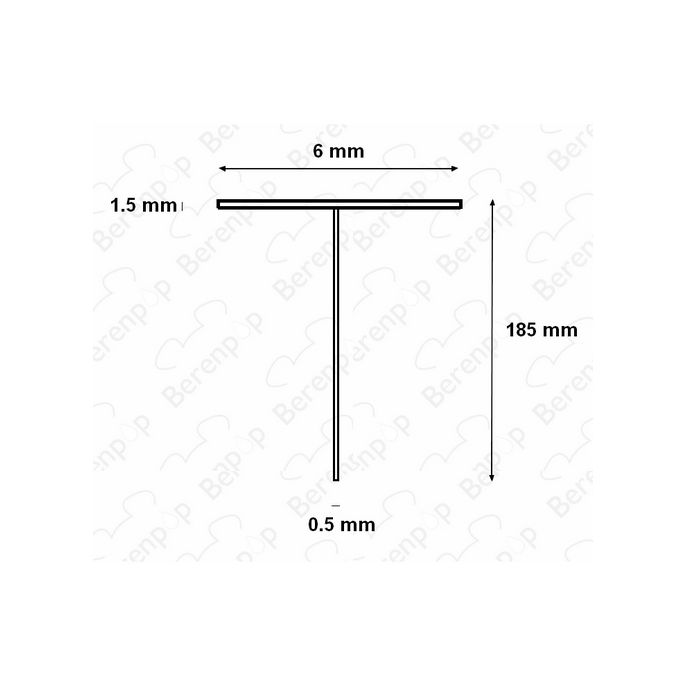 San4U ProfileDay DS52100 slide-in rubber for shower profile 100cm length - 18.5mm high