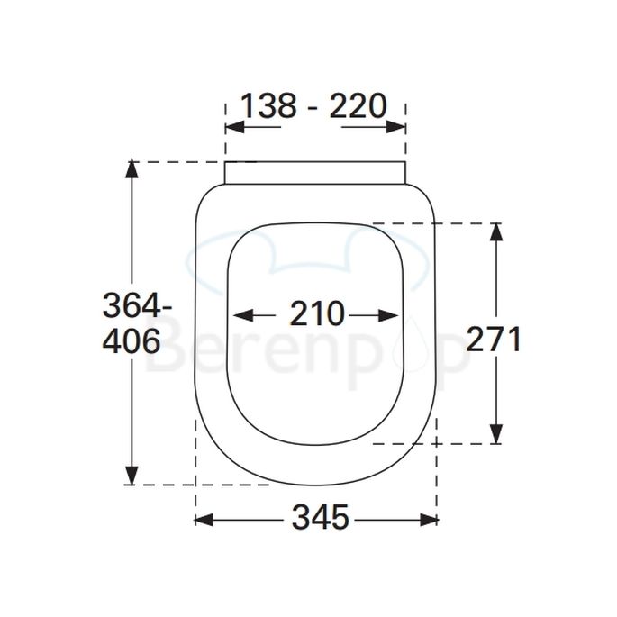 Villeroy en Boch Subway Compact 9M66Q1R2 toiletzitting met deksel wit (Star White CeramicPlus) *niet meer leverbaar*
