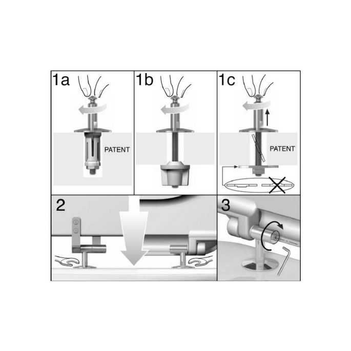 Ideal Standard Softmood J4765BJ set of 2 hinges chrome
