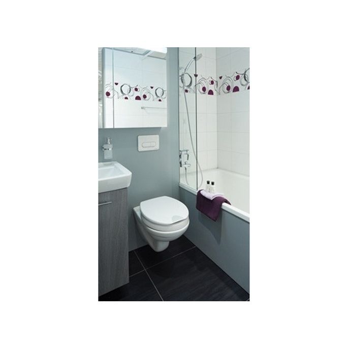 Diaqua Comfort 31169041 toiletzitting met deksel (verhoogd 5cm) wit