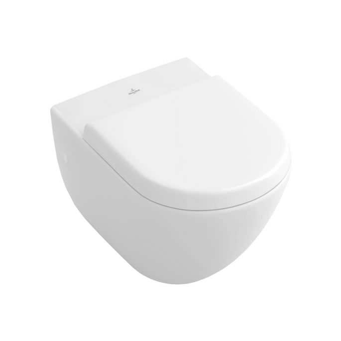 Villeroy en Boch Subway 9M55S1R2 toiletzitting met deksel wit (Star White CeramicPlus) *niet meer leverbaar*