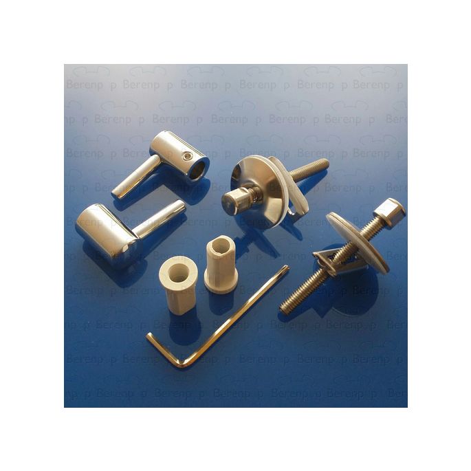 Keramag myDay 598018000 Satz mit 2 Scharnieren für WC-Sitze chrome