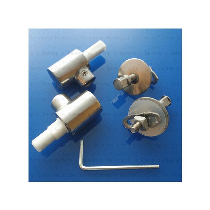 Keramag Besuchen Sie 598143000 Satz mit 2 Scharnieren für WC-Sitze chrom *nicht mehr verfügbar*