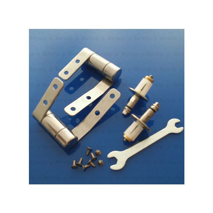 Keramag Cassini - Cotta 598181000 Satz mit 2 Scharnieren für WC-Sitze chrom