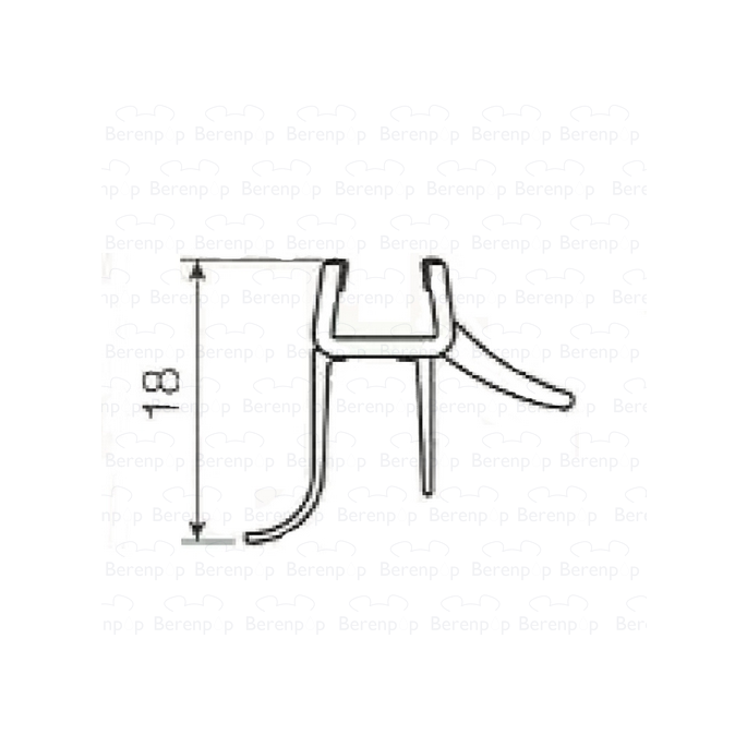 Artweger Lifeline LZ211 sealing strip horizontal