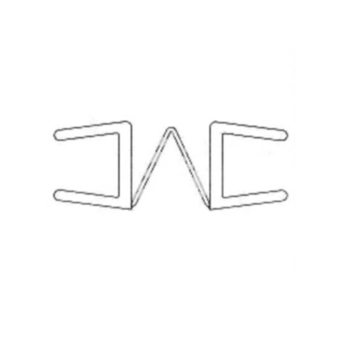 Artweger Twinline 1 TLZ203 leakage strip hinge side