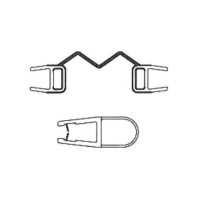 Artweger Cityline Top TZ223 seal set fixed part 5 vertical