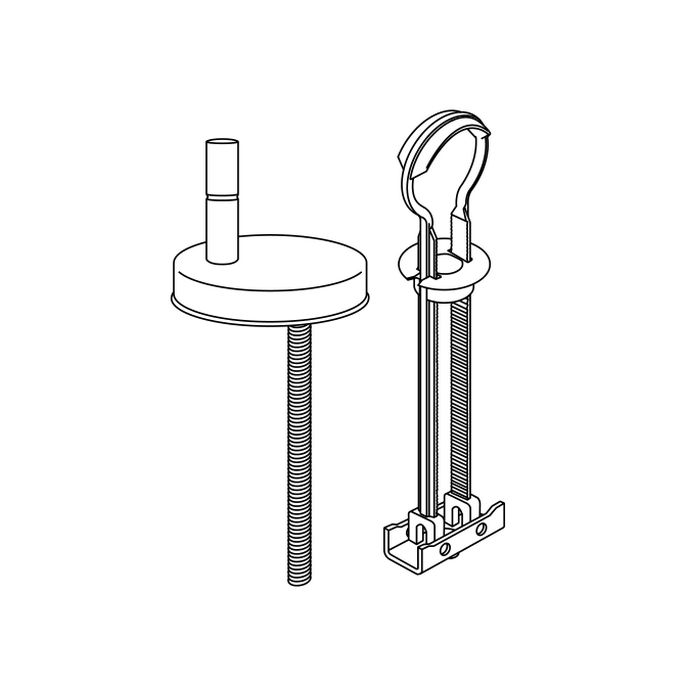 Pressalit BL6999 Concordia - Scandinavia Plus - Sway D - Sway Uni set verstellbar Scharniere softclose lift-off chrom