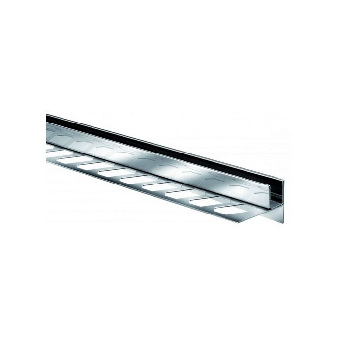 Blanke Aqua Keil Glass 193280B200L glass closing profile 2000x60mm left stainless steel brushed