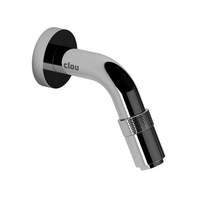 Clou Freddo 11 CL0603015S Handwaschbeckenarmatur Wandauslauf kurz chrom