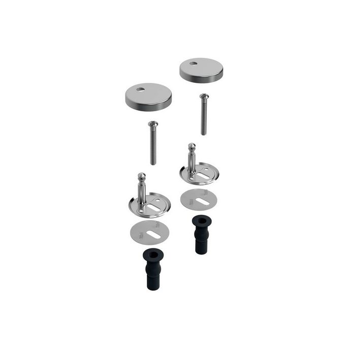 Clou Erster CL10884002 Satz Scharniere t.b.v. Clou Erster WC-Sitze CL0406030