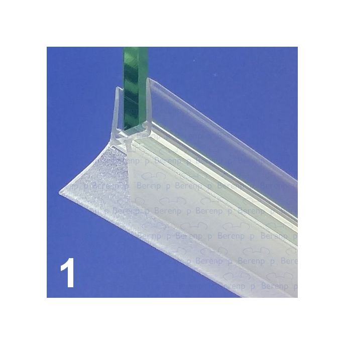 Exa-Lent Universal DS012006 - G06021200 clear shower profile 2 flaps 200cm - 6mm