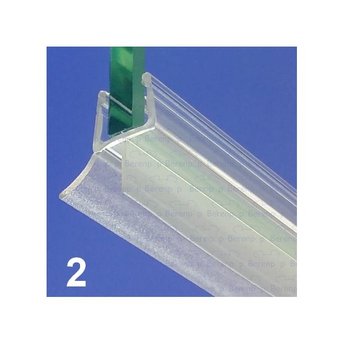 Exa-Lent Universal DS0210010 - G10023100 clear shower profile 2 flaps 100cm - 10mm