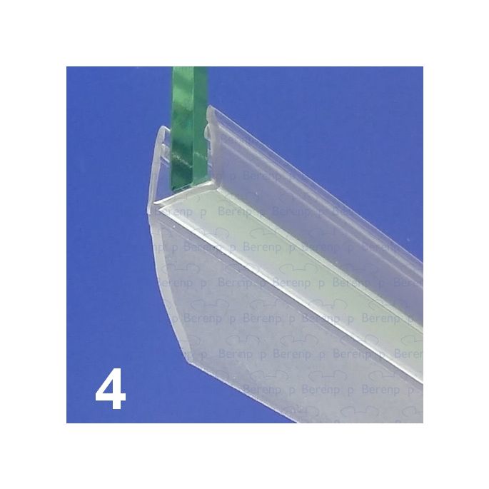 Exa-Lent Universal DS041006 - G06042100 clear shower profile 1 flap 100cm - 6mm