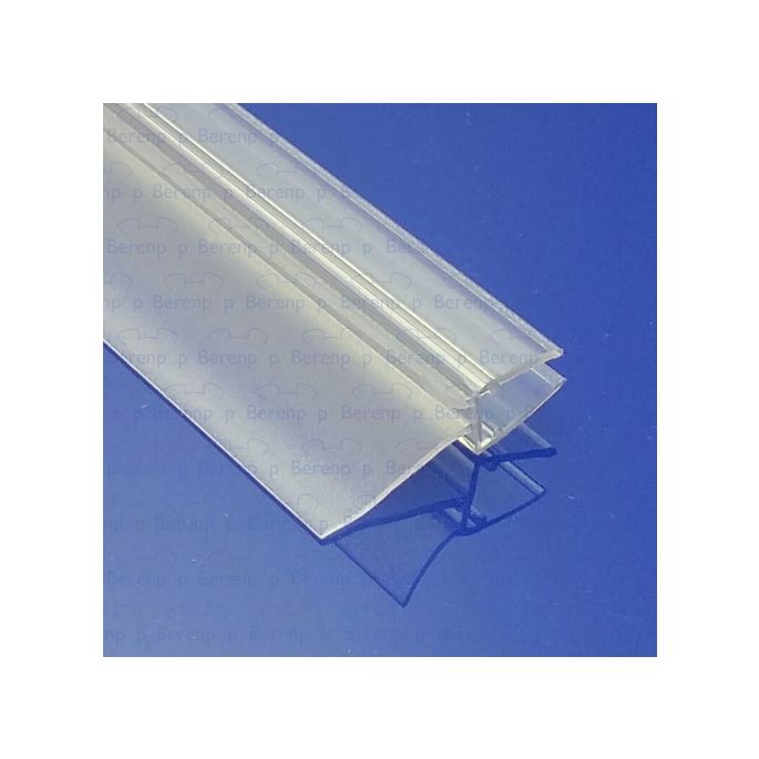 Exa-Lent Universal sample piece of shower rubber type DS05 - 2cm length and suitable for glass thickness 8mm - 1 flap 1 flap