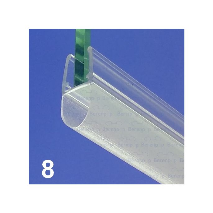 Exa-Lent Universal DS081006 - G06057100 clear shower profile 1 bellows of 12mm (ball) 100cm - 6mm