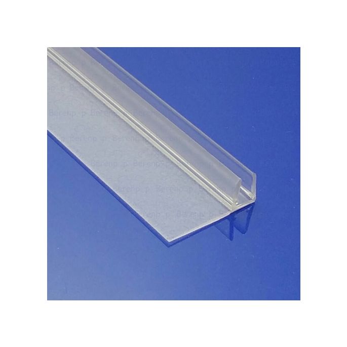 Exa-Lent Universal sample piece of shower rubber type DS10 - 2cm length and suitable for glass thickness 6mm - 1 flap horizontally