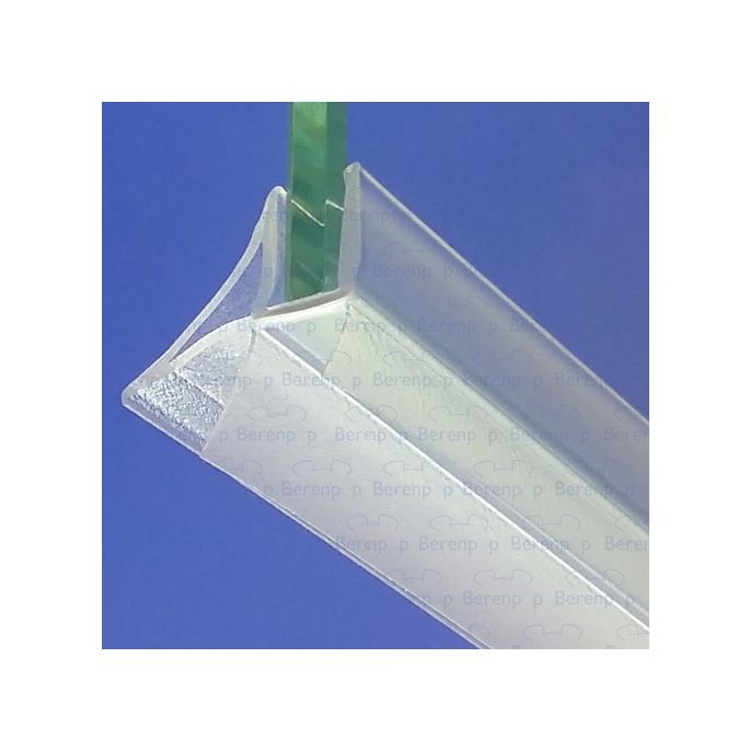 San4U ProfileDay DS111006 - SW1006 kwartrond helder doucheprofiel 3 flapjes 100cm - 6mm