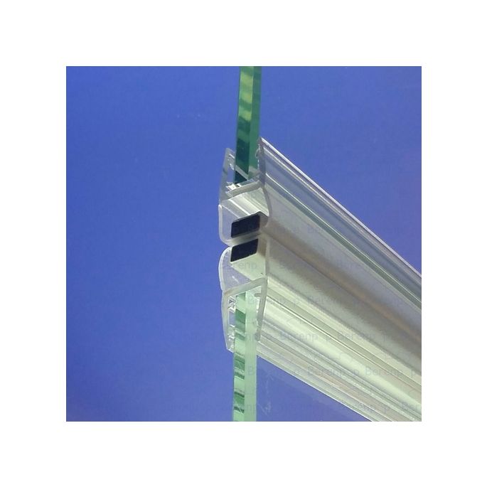 Exa-Lent Universal DS182004 - M04111200 clear shower profile magnetic straight (set of 2 pieces) 200cm 4mm