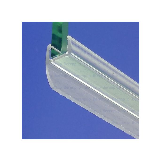 Exa-Lent Universal DS311008 - G08048100 helder doucheprofiel 1 flap (van 11mm) 100cm - 8mm