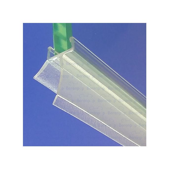 San4U ProfileDay DS341008 helder doucheprofiel 2 flapjes 100cm - 8mm