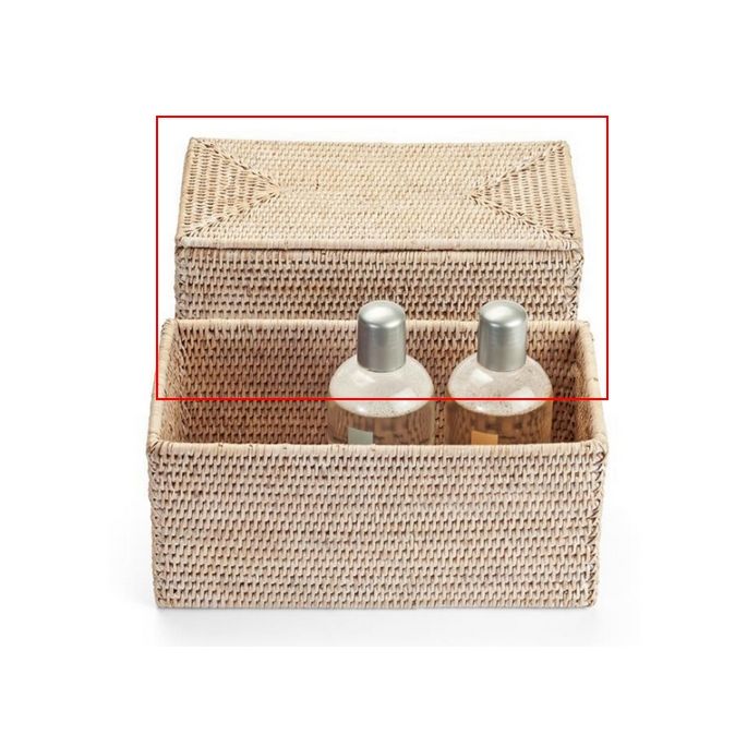 Decor Walther Basket 0932191 BASKET UTBMD multi box met deksel rotan licht gekleurd