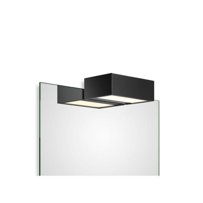 Decor Walther 0420160 BOX 1-15 N LED spiegellamp dimbaar 15x10cm mat zwart
