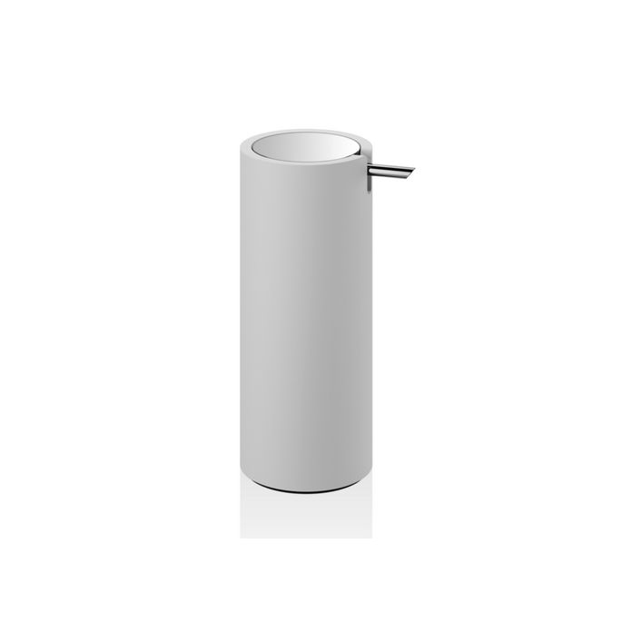 Decor Walther 0972355 Stone SSP soap dispenser stainless steel brushed/ white