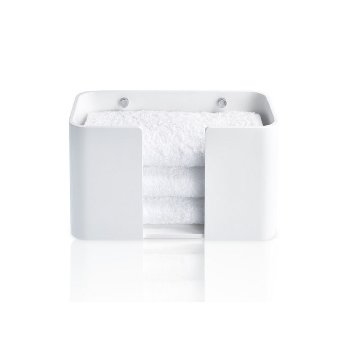 Decor Walther 0974254 Stone WPTB houder voor gastendoekjes of papieren doekjes wit/ chroom