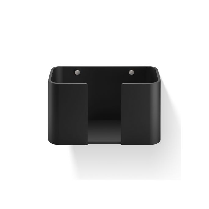 Decor Walther 0974264 Stone WPTB holder for guest towels or paper towels matte black/ chrome
