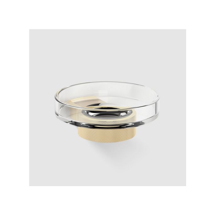 Decor Walther Club 0857782 CLUB WSS soap holder crystal glass frosted gold