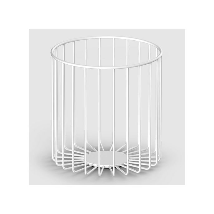 Decor Walther Gäste 0859250 DW 220 Abfalleimer ohne Deckel mattweiß