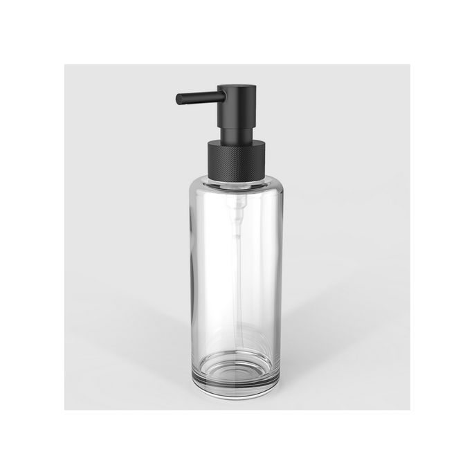 Decor Walther Porter 0863060 TT PORTER soap dispenser clear glass frosted black