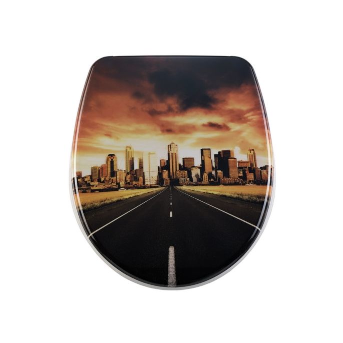 Diaqua Nice 31171232 toiletzitting met deksel motief Skyline