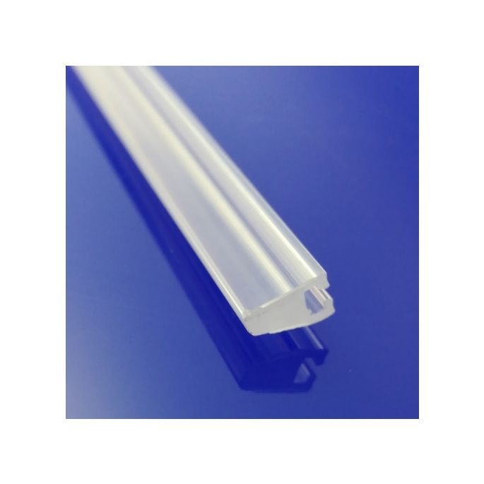 Duka Q042 E Dichtungsprofil 100cm transparent - für Eckeinführung links