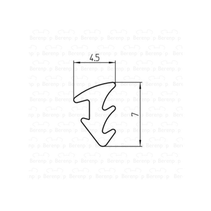 Duscholux 250300.00.000.9999 silicone cord per m1