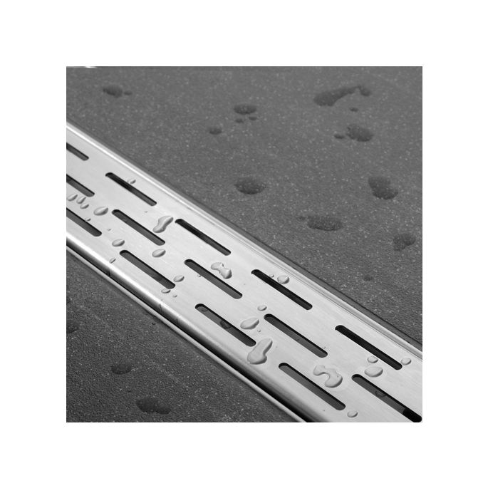 Easy Drain Compact 50 Flange EDCOMPR60050 shower drain with stainless steel flange 60cm side spout